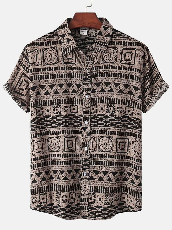 Kenneth - Kurzarm-Casual-Hemd mit frischem Stil