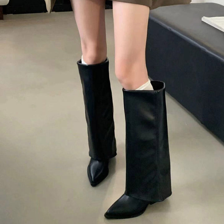 Velora - Elegante Stiefel mit breitem Absatz