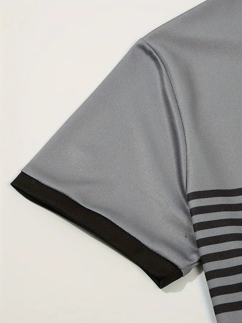 Piolo - Hemd mit Verspielten Streifen und Farbstreifen