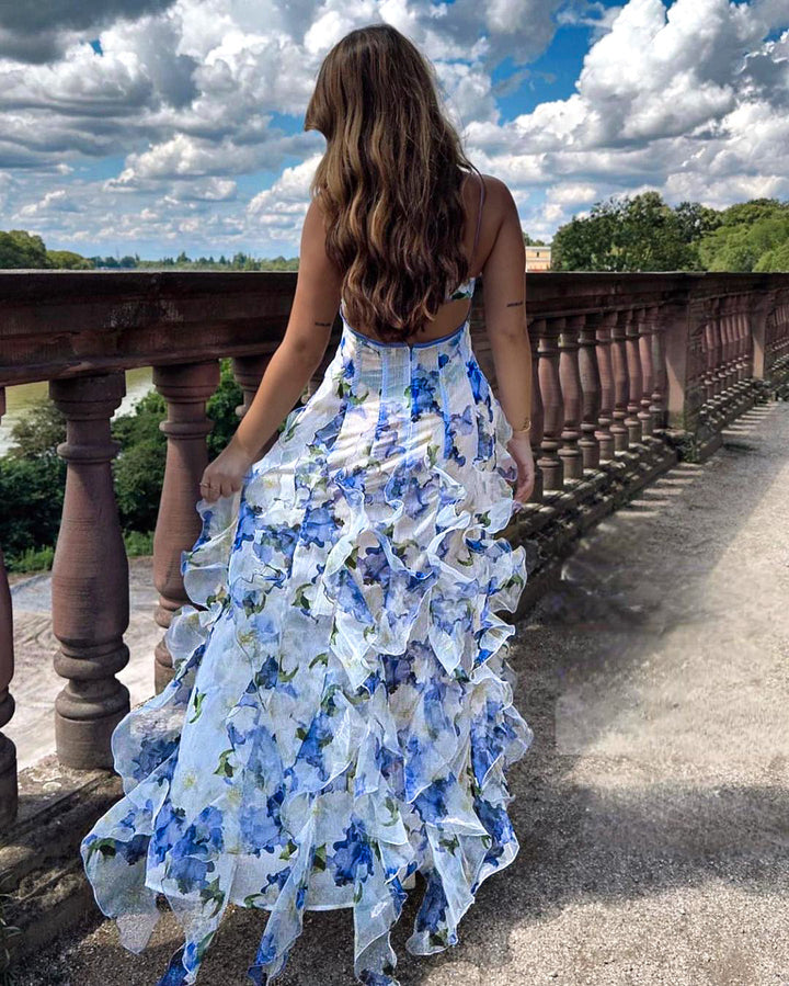 Shae - Rüschiges Blumenkleid Damen, Romantisch & Sommerlich