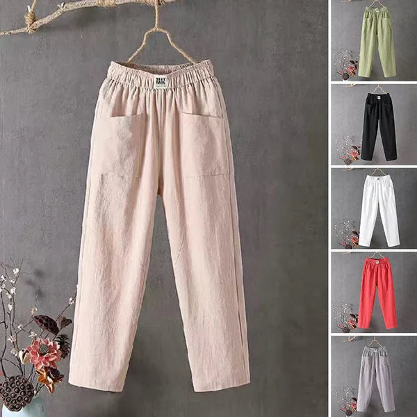 Trina - Weite Hosen Komfort Casual