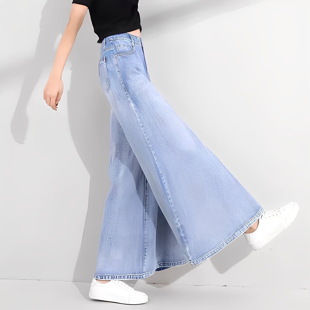 Jasmine - Trendige Damen-Jeans mit weitem Bein