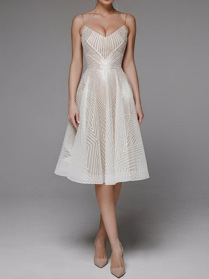 Anabelle - Elegantes ärmelloses Damenkleid mit Trägern
