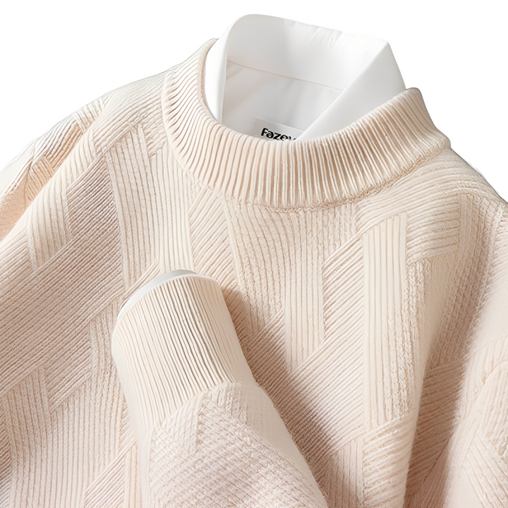 Winfred - Schicker, locker geschnittener Herrenpullover aus Kaschmir