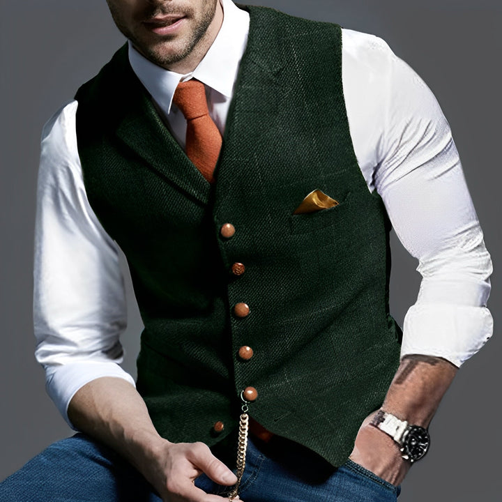 Jasper – Vintage-Weste für Herren