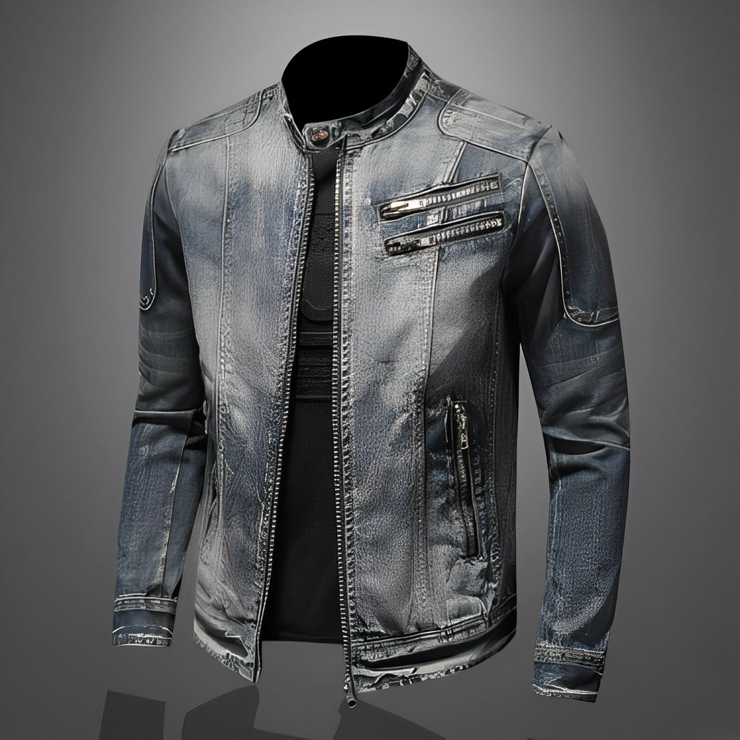 Lucas - Trendy Jeansjacke mit Taschen für Herren