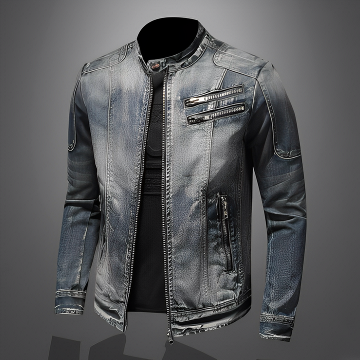 Lucas - Trendy Jeansjacke mit Taschen für Herren