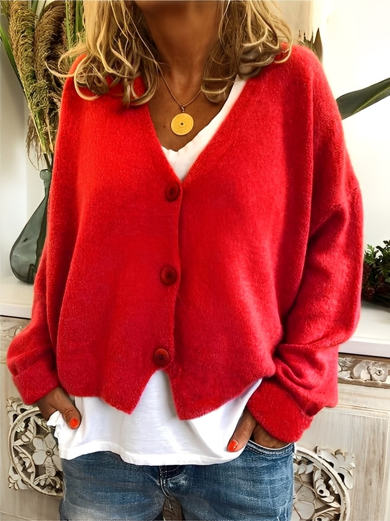 Deena - Bequemer, lässiger, warmer Damen-Cardigan