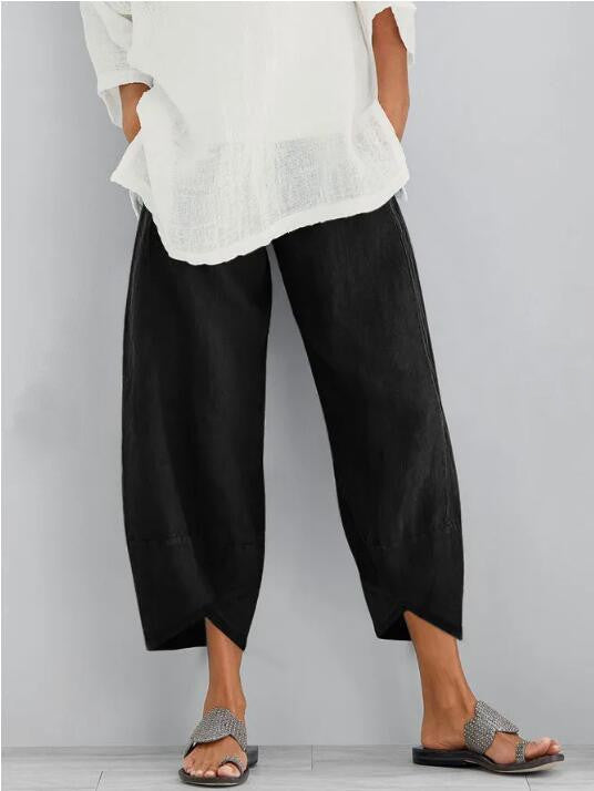 Liliana - Leichte Weite Hose Damen