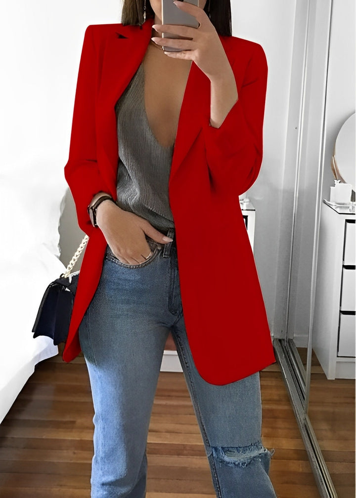 Cherie - Schicker Sommerblazer mit Kragen für Frauen
