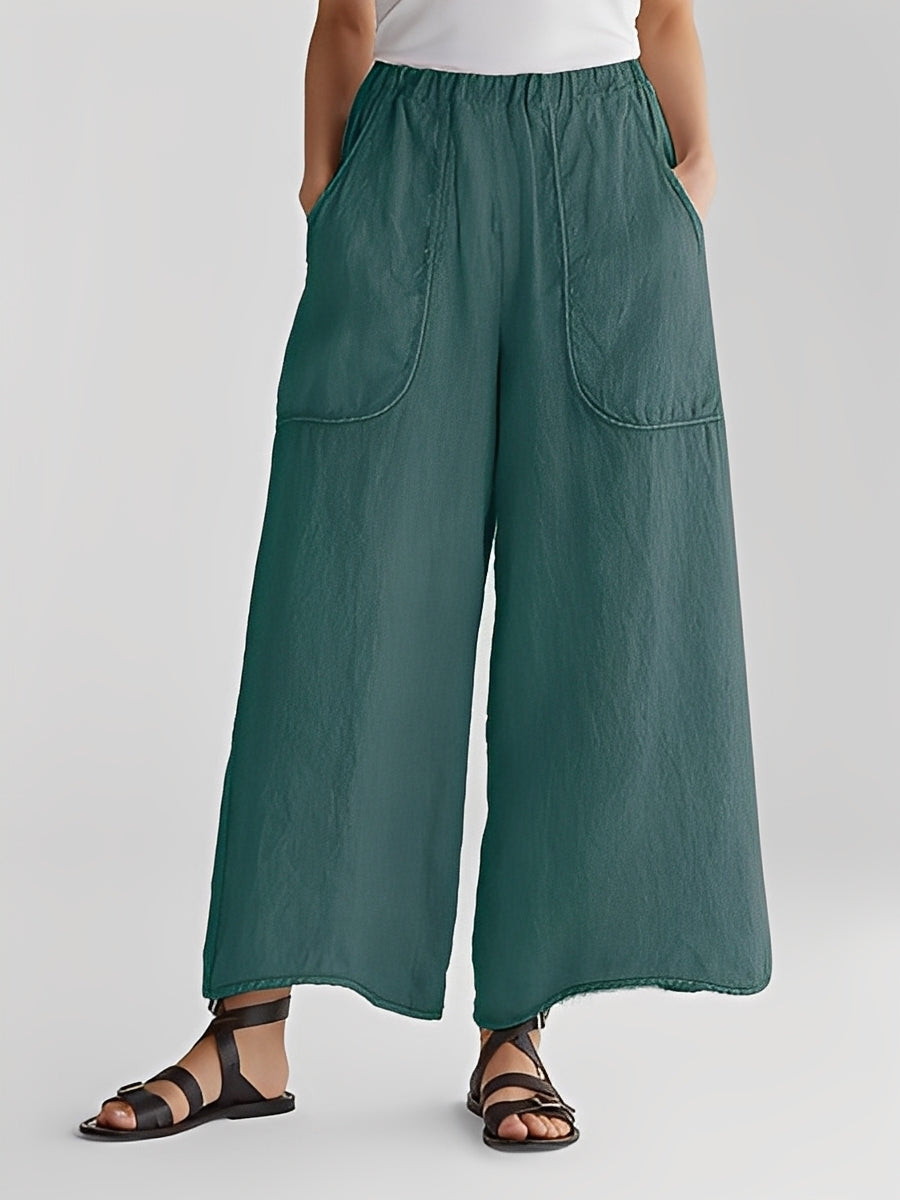 Marley - Bequeme Damenhose mit weitem Bein