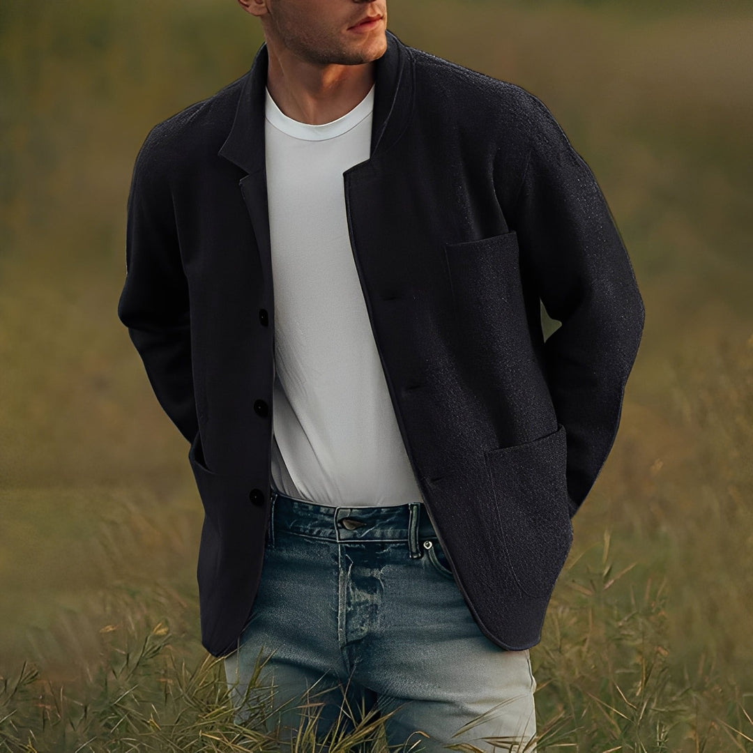 Santiago - Klassische Herrenjacke mit Taschen