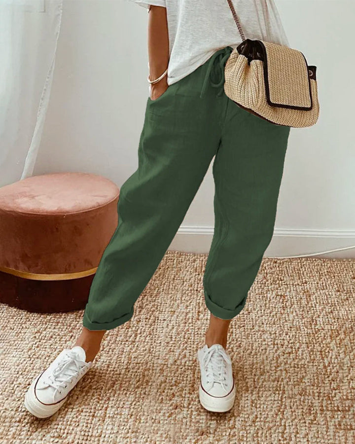 Mel - Die neuesten Leinenhosen für den Sommer
