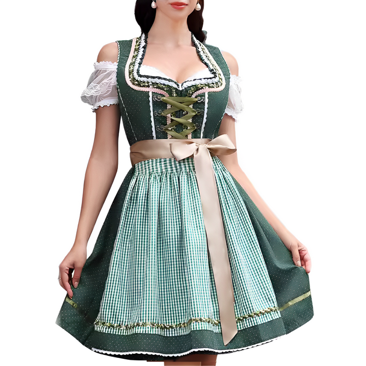 Ericka - Schickes, reizvolles Oktoberfest-Mini-Dirndl für Damen