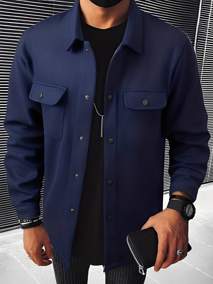 Clinton - Herrenjacke mit trendigem Kragen und Taschen