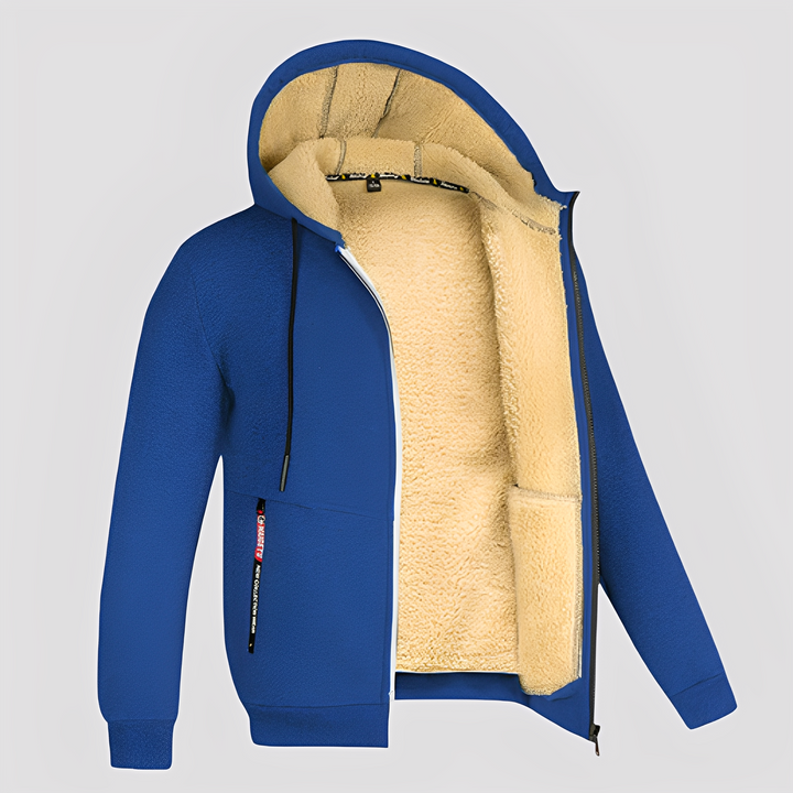 Waldo - Schlichter Herren-Hoodie mit Fleece-Futter