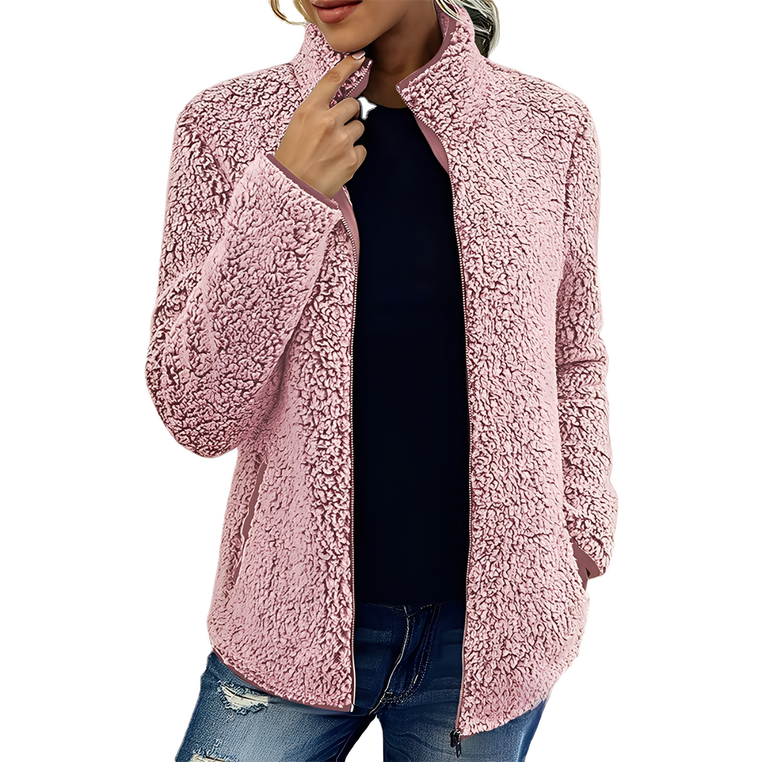 Larissa - Stilvolle, warme Fleece-Jacke für Damen