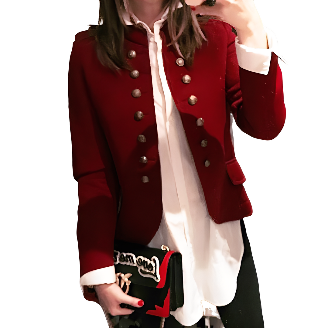 Rhoda - Trendiger Blazer mit Stehkragen für Damen