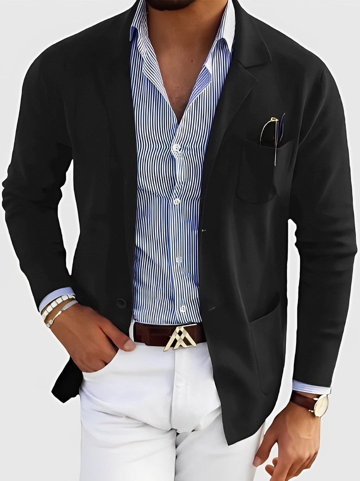 Darrin - Bequeme Herren-Strickjacke mit Taschen