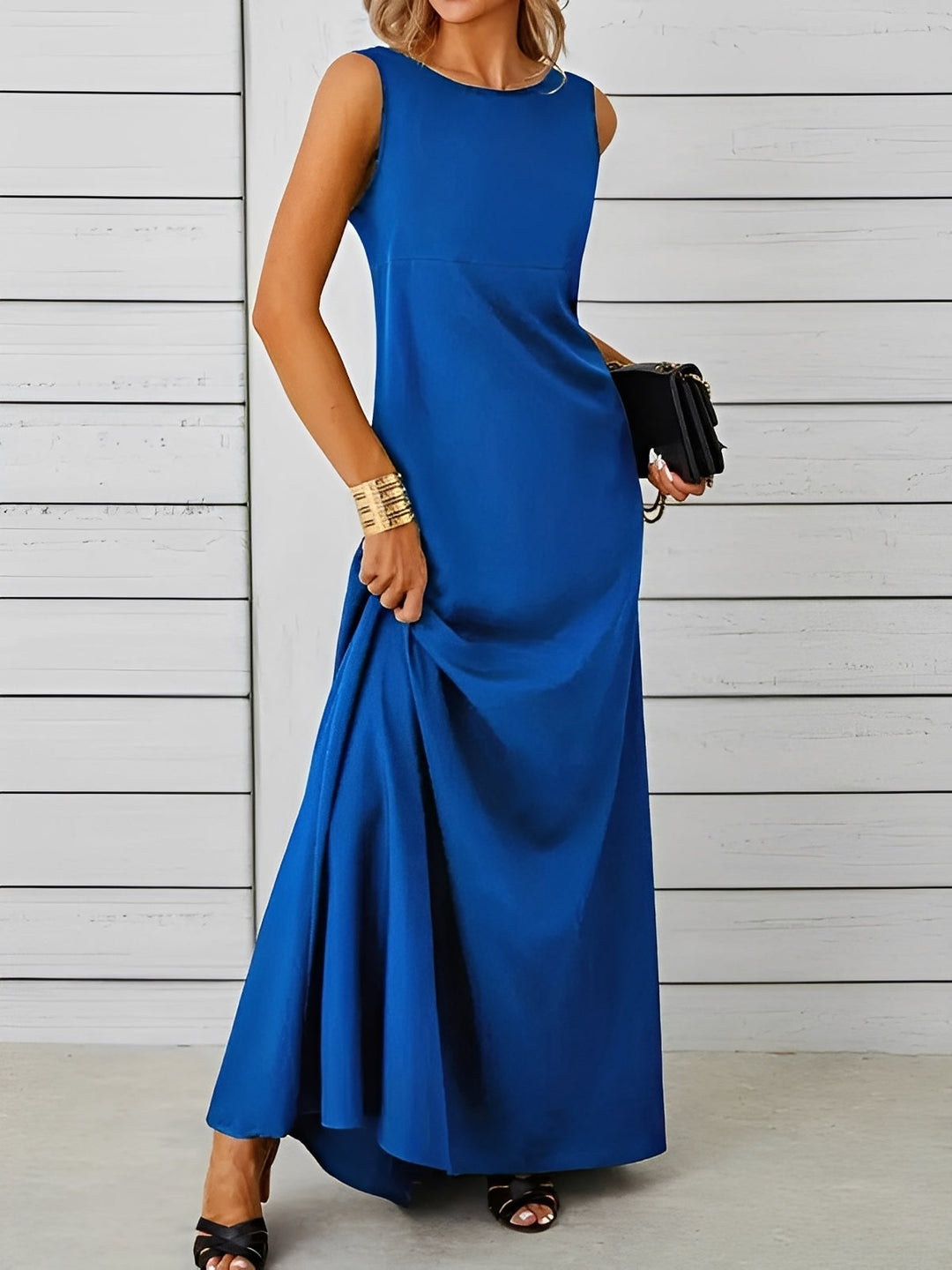 Saranna - Elegantes langes Damenkleid
