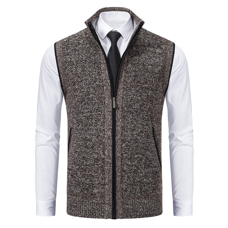 Damion - Bequemer Mantel aus Fleece-Strick für Herren