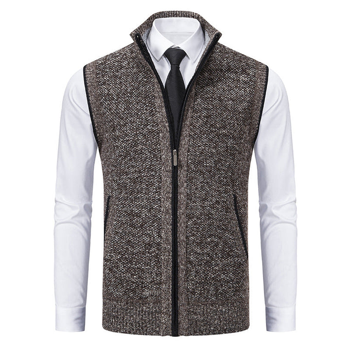 Damion - Bequemer Mantel aus Fleece-Strick für Herren
