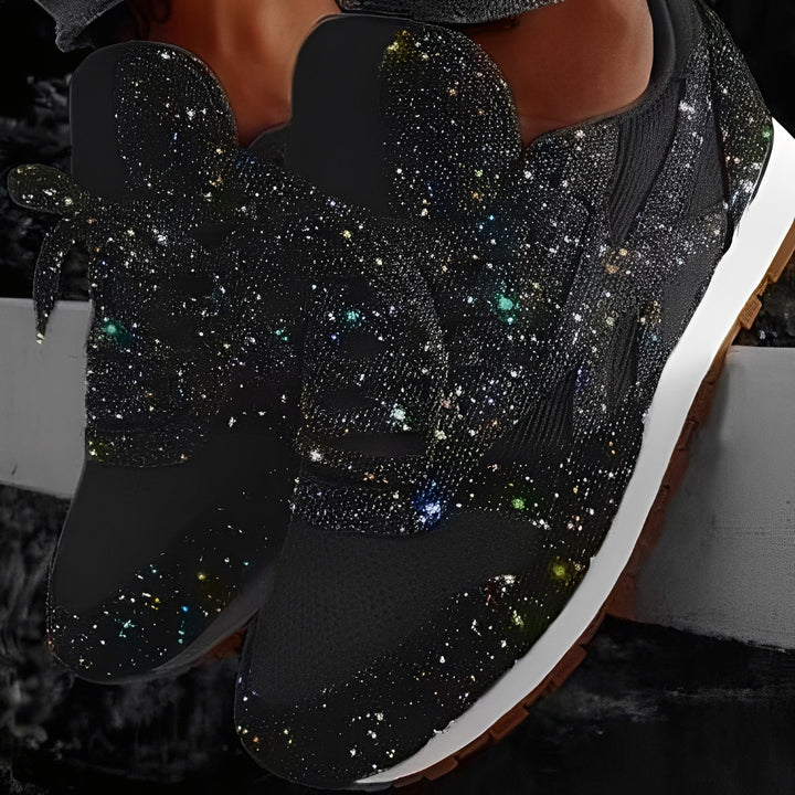 Kaycee - Funkelnde, entspannte Muffin-Sneaker für Frauen