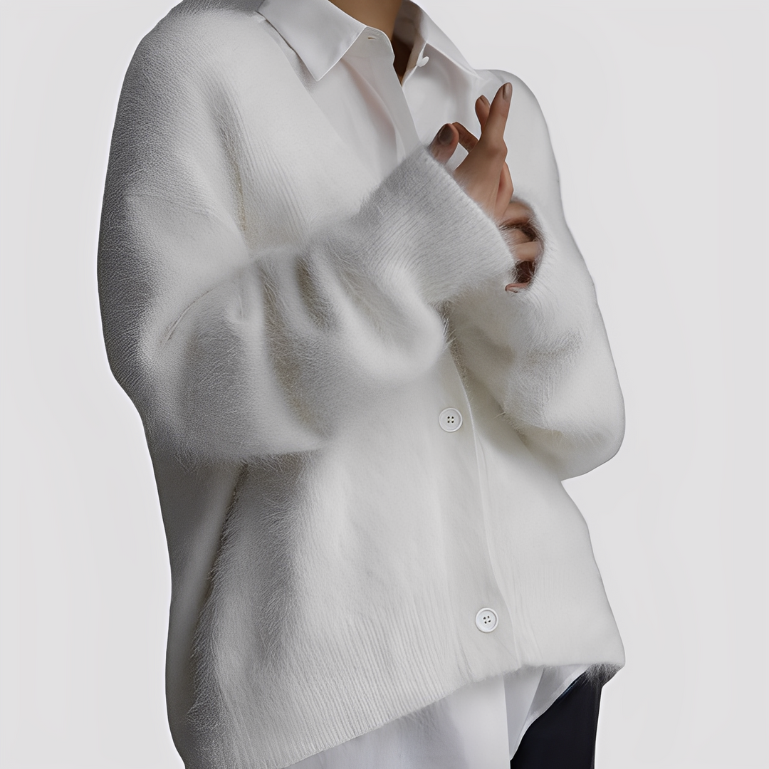 Lavena - Bequemer, lockerer Damen-Kaschmirpullover