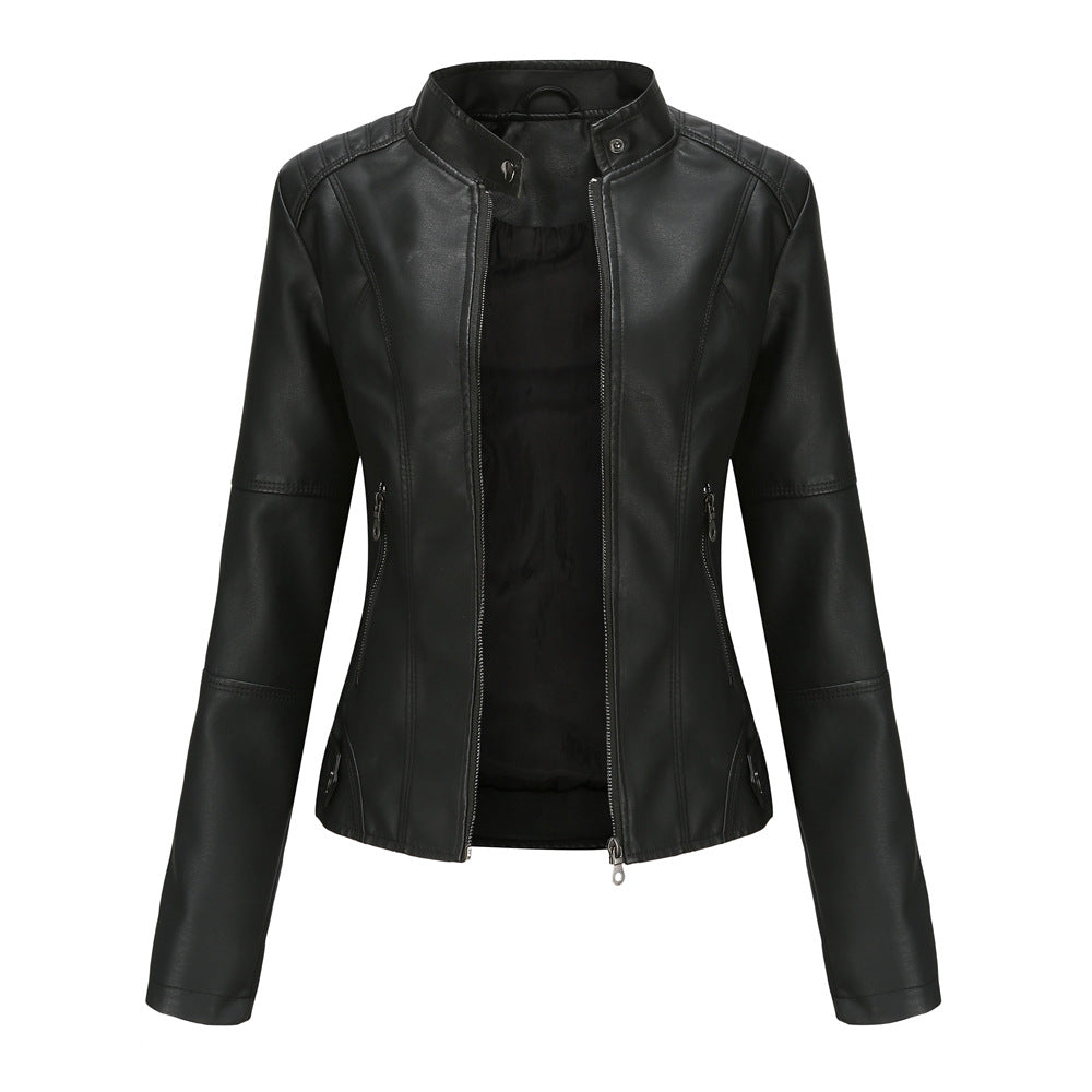 Martha - Elegante, taillierte Damenlederjacke