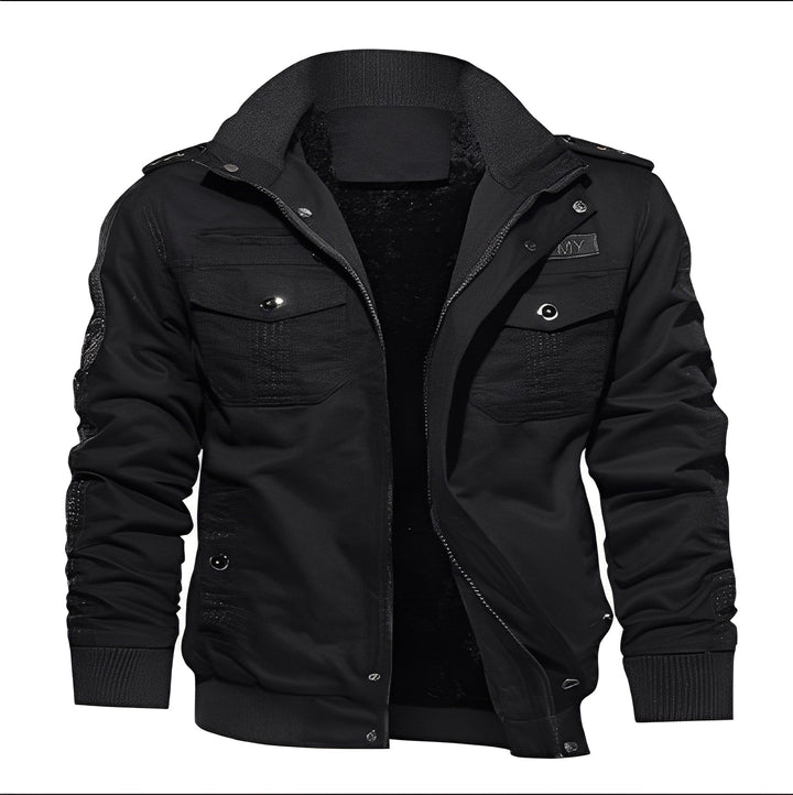 Gary - Trendige Herren-Fleecejacke mit Taschen