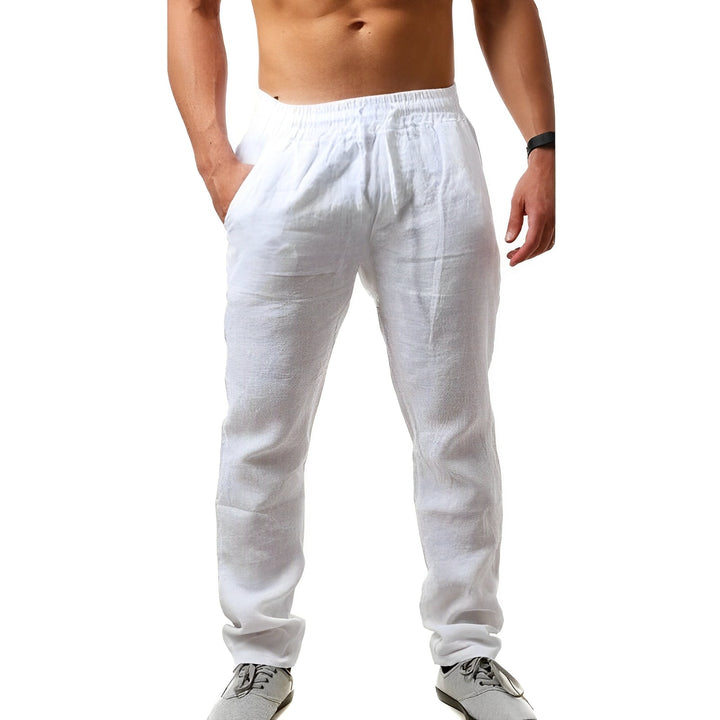 Chandler - Casula leichte Sommerhose aus Leinen für Männer