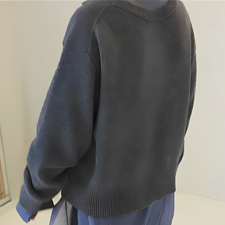 Arianna - Locker geschnittene Kaschmirjacke mit Knöpfen für Damen