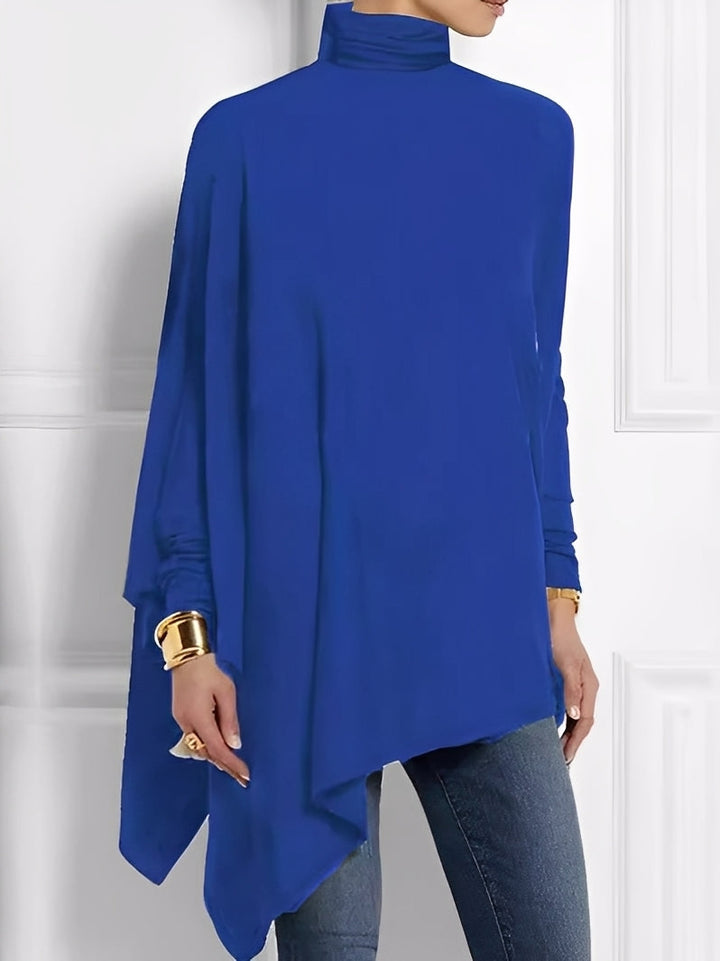 Kalysta - Trendiges schräges Fleece-Top für Frauen