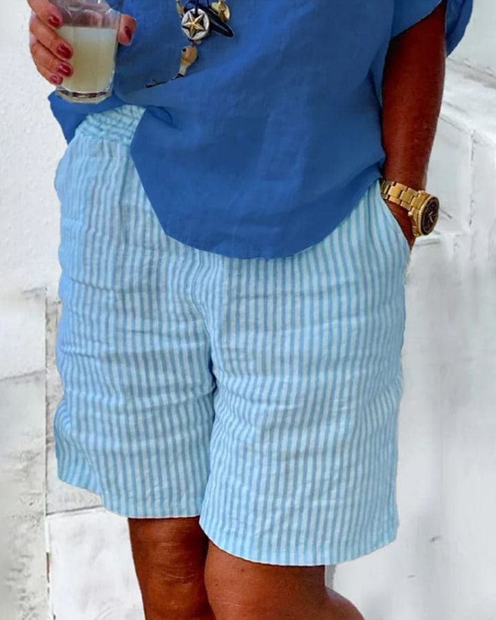 Élise – Gestreifte Shorts