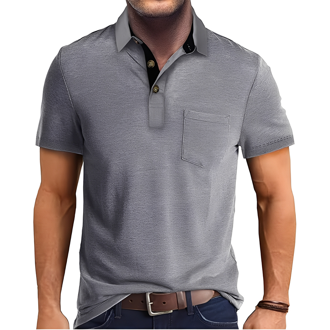 Abner - Klassisches Herren-Poloshirt mit kurzen Ärmeln