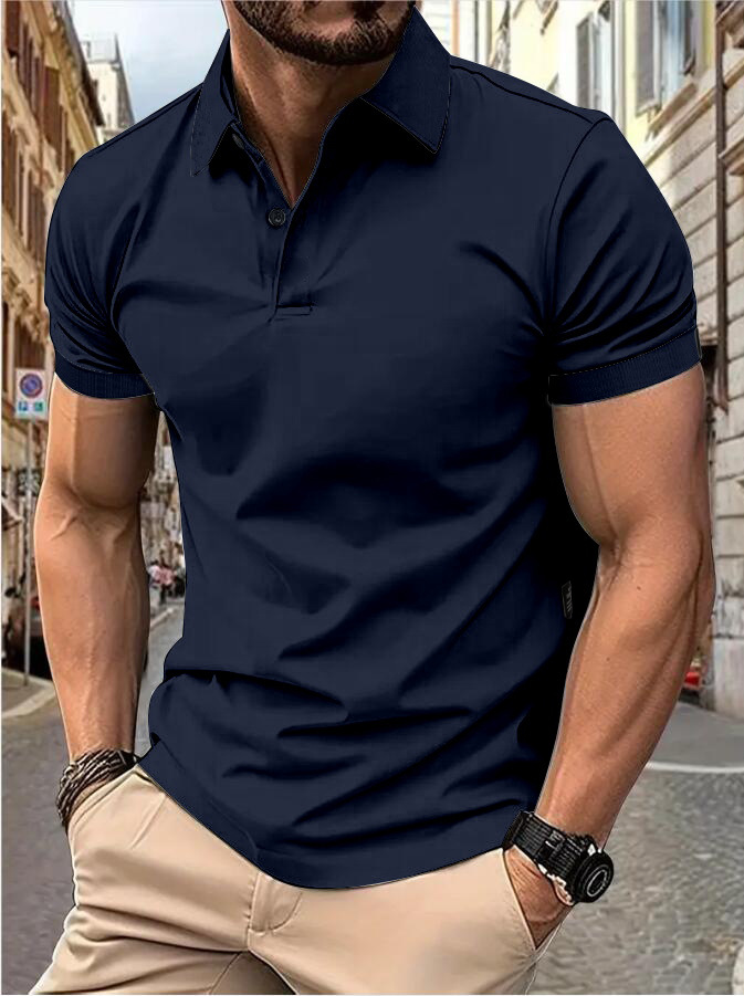 Blake - Eng sitzendes Sommer-Poloshirt für Herren
