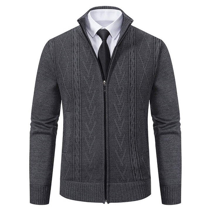 Stafford - Eleganter Herren-Cardigan mit Reißverschluss