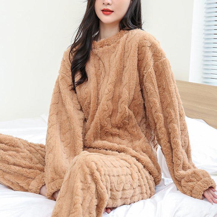 Kathryn - Bequemer, weicher Fleece-Pyjama für Damen