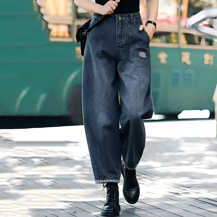 Shirlee - Elegante hochgeschnittene Damenjeans