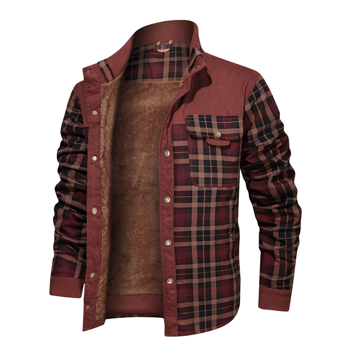 Harmon - Stilvolle karierte Herrenjacke