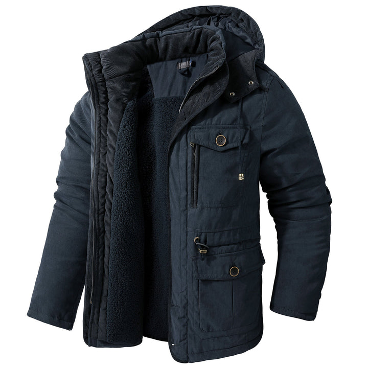 Daren - Warme Herrenjacke mit Kapuze