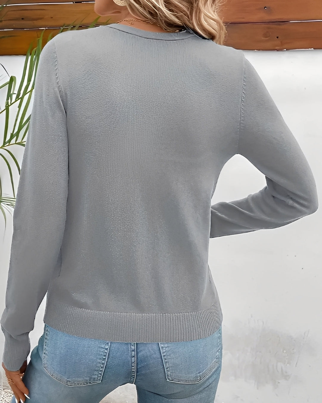 Meryl - Eleganter Damen-Cardigan mit Knöpfen