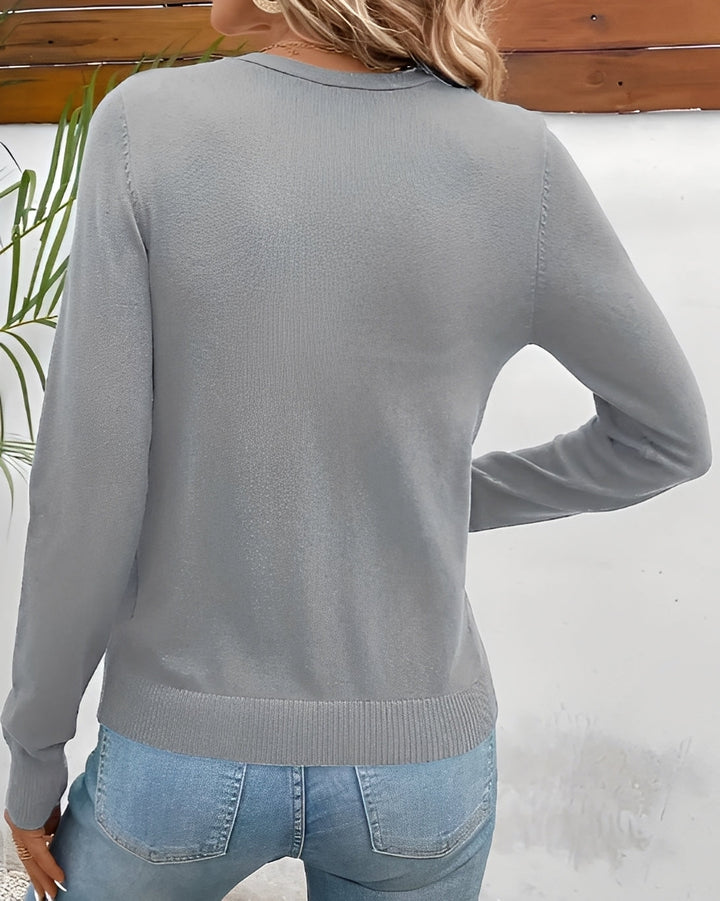 Meryl - Eleganter Damen-Cardigan mit Knöpfen