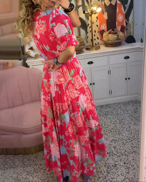 Irene – Schmeichelndes Kleid mit Gummizug in der Taille