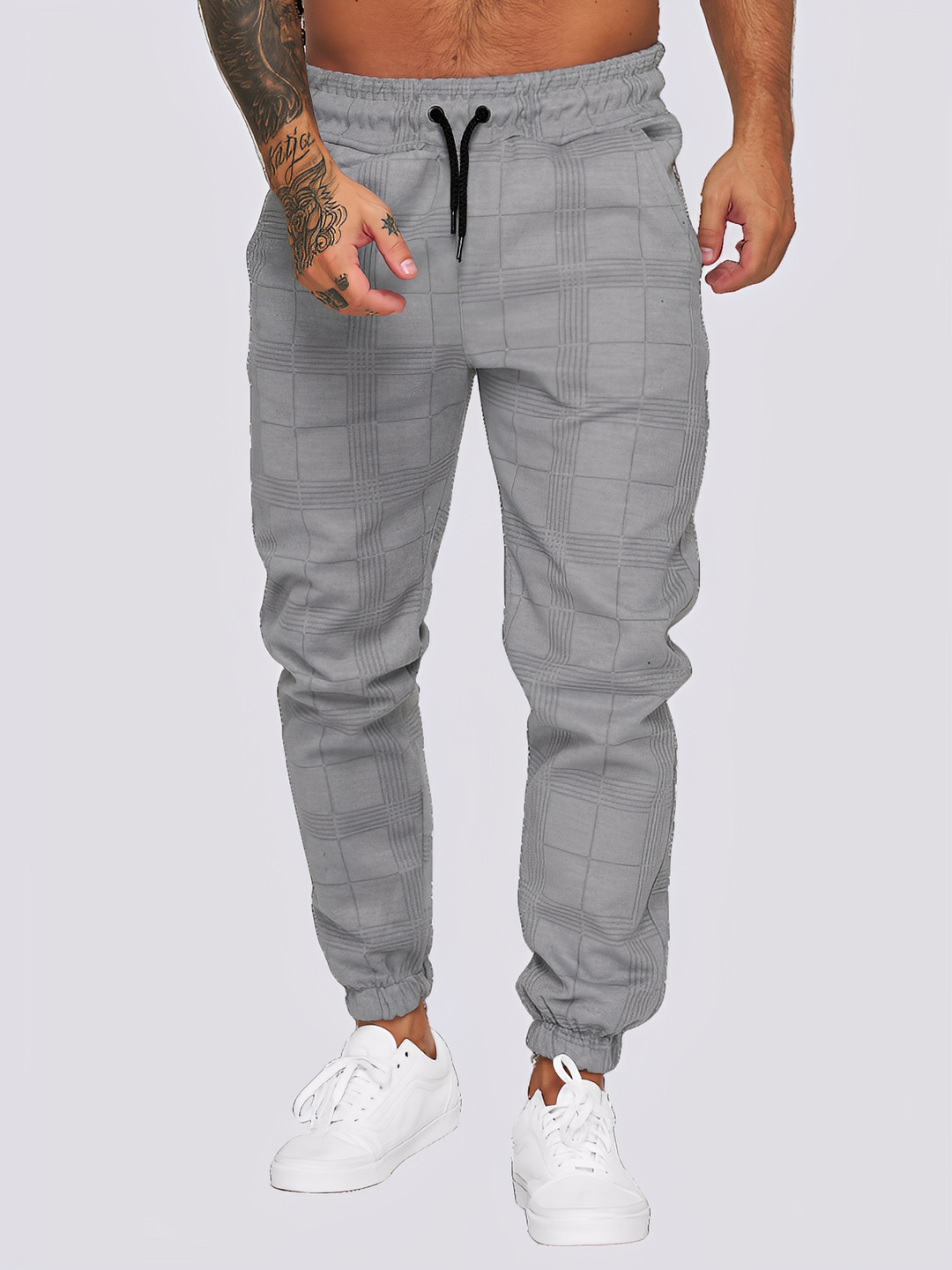 Jaeden - Modische karierte Herrenhose