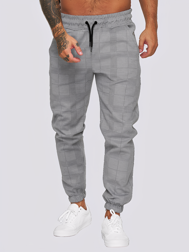 Jaeden - Modische karierte Herrenhose
