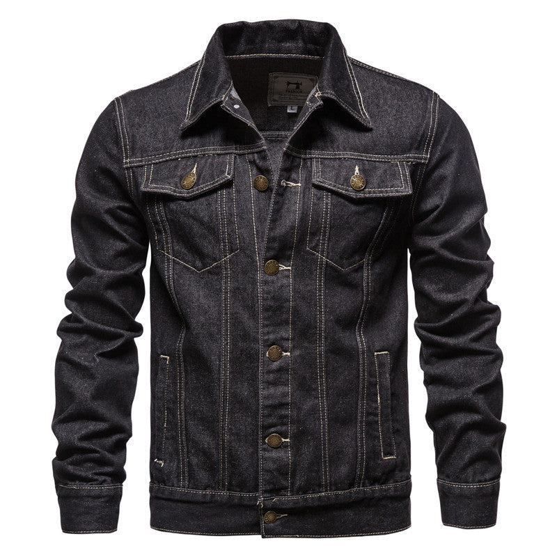 Jameson - Klassische Herren-Denim-Truckerjacke