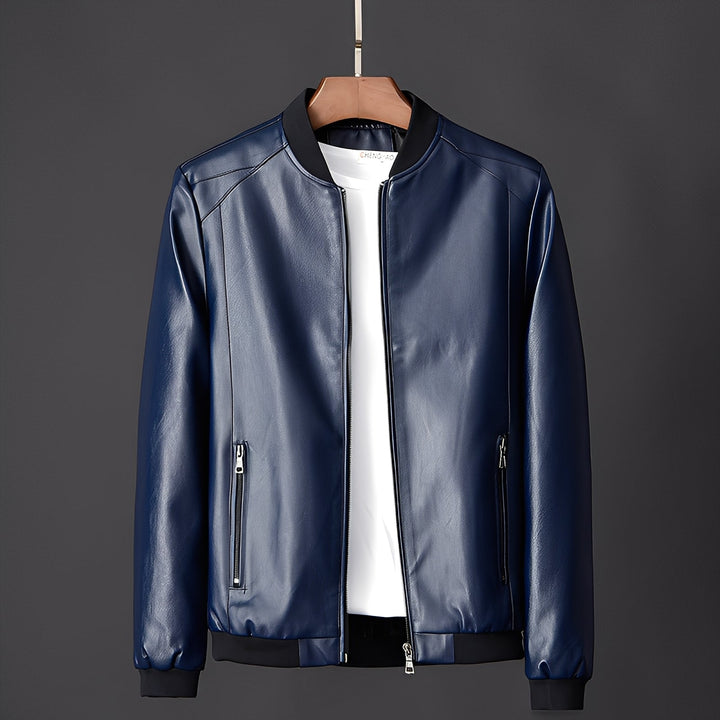 Jeremy - Modische Herren-Biker-Lederjacke
