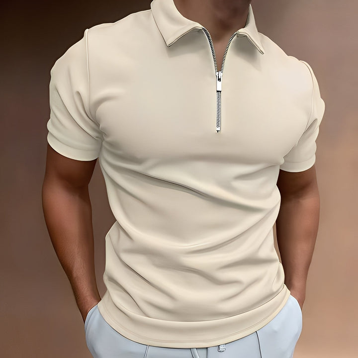 Hubert - Elegantes Polohemd mit Reißverschluss für Herren