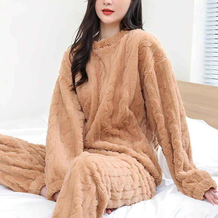 Melyssa - Komfortabler, warmer Damenpyjama